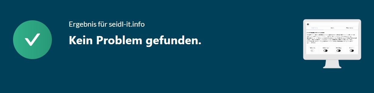 Google Font Check keine Probleme gefunden