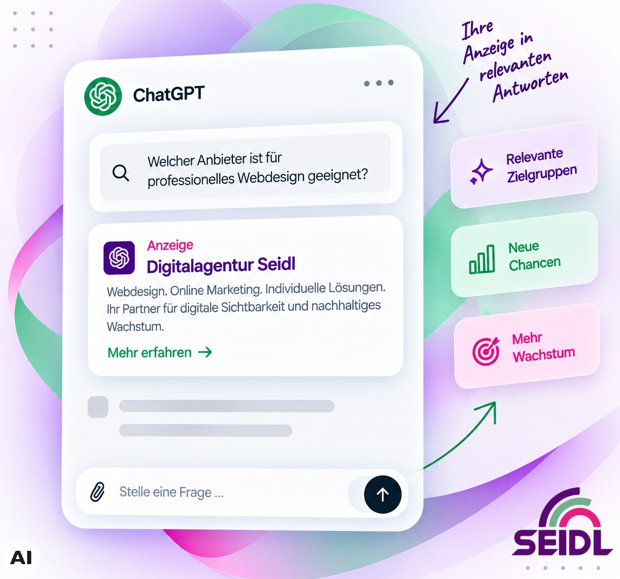 ChatGPT Ads Erreichen Sie Ihre Kunden mit Werbung in der KI-Suche